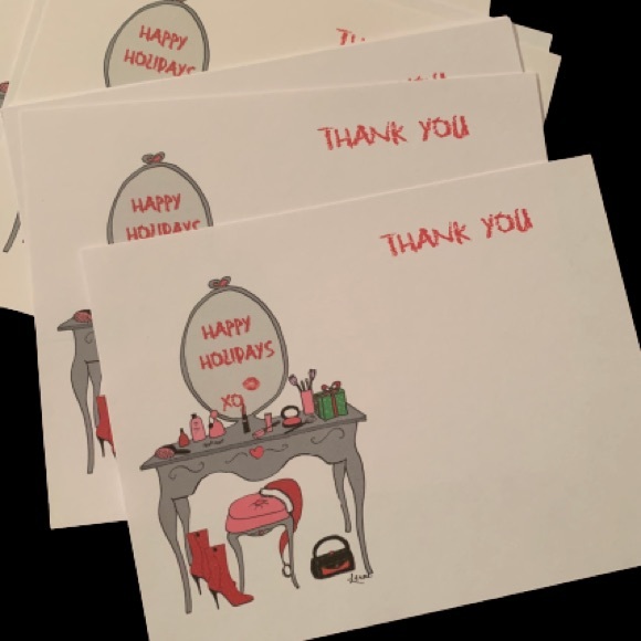 Diva's Vanity Holiday handmade note cards my art - Picture 3 of 6